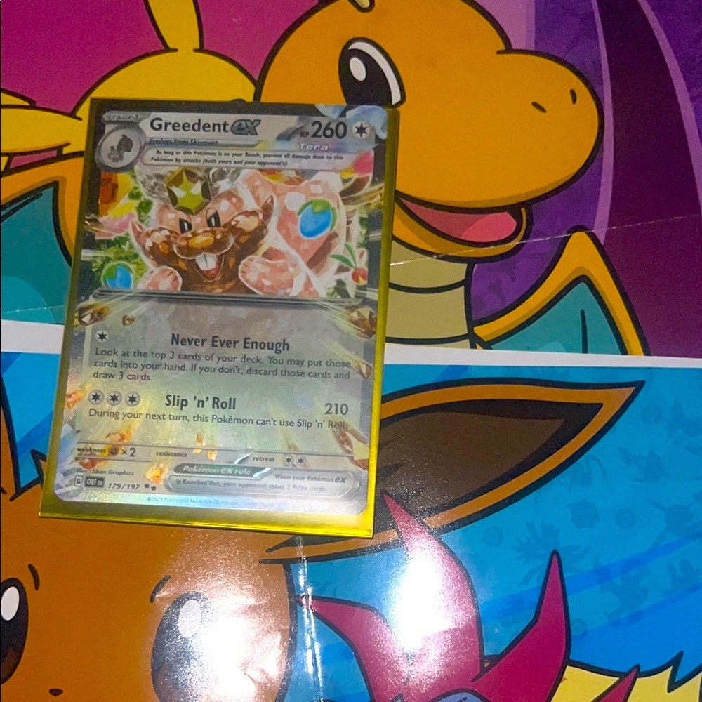Greedent EX Obsidian Flames Pokémon Card